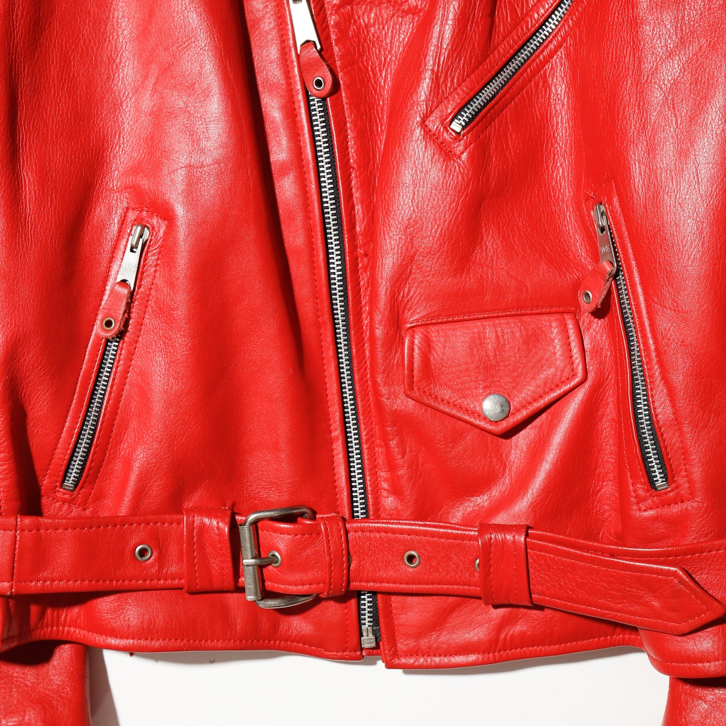 vintage iron cross motorcycle riders leather jacket
