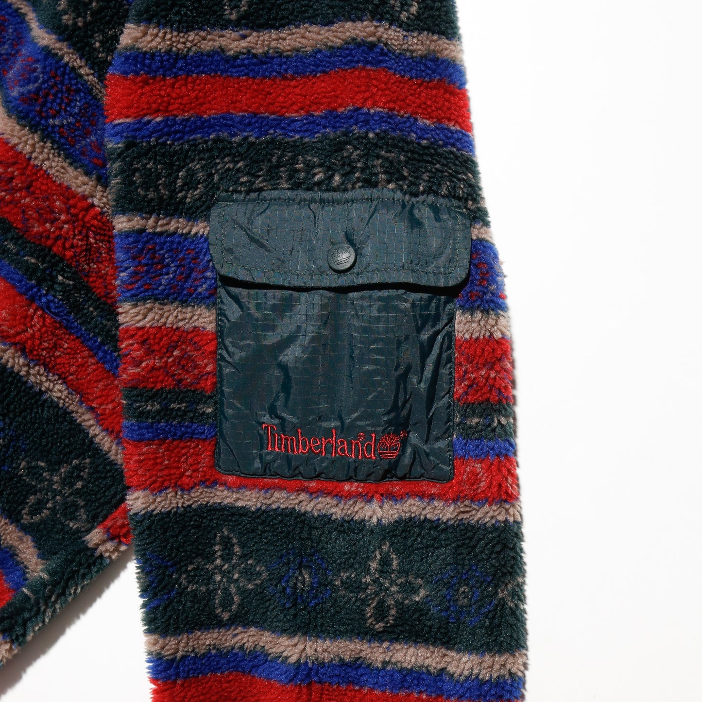 vintage timberland boa jacket