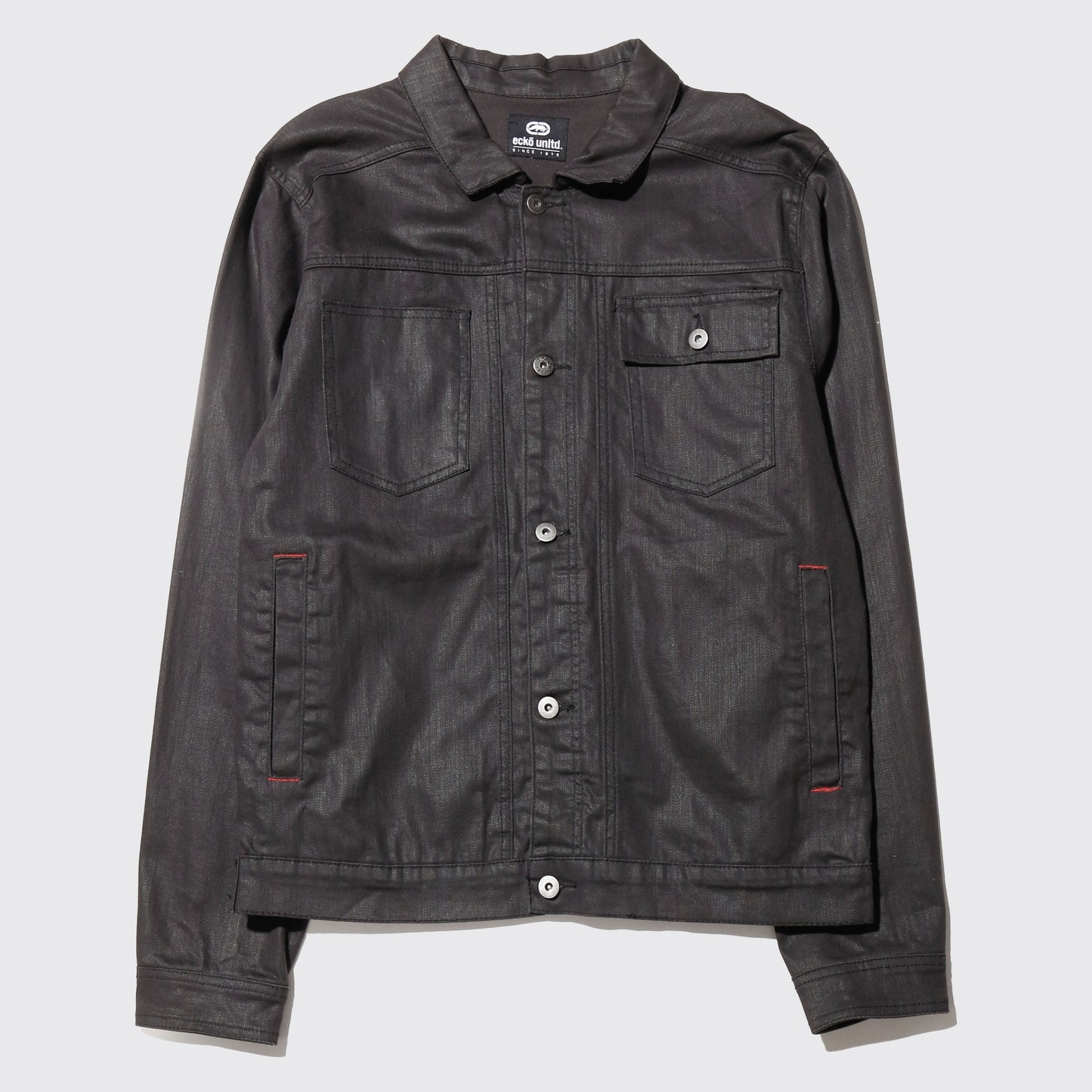 vintage ecko unltd. luster trucker jacket