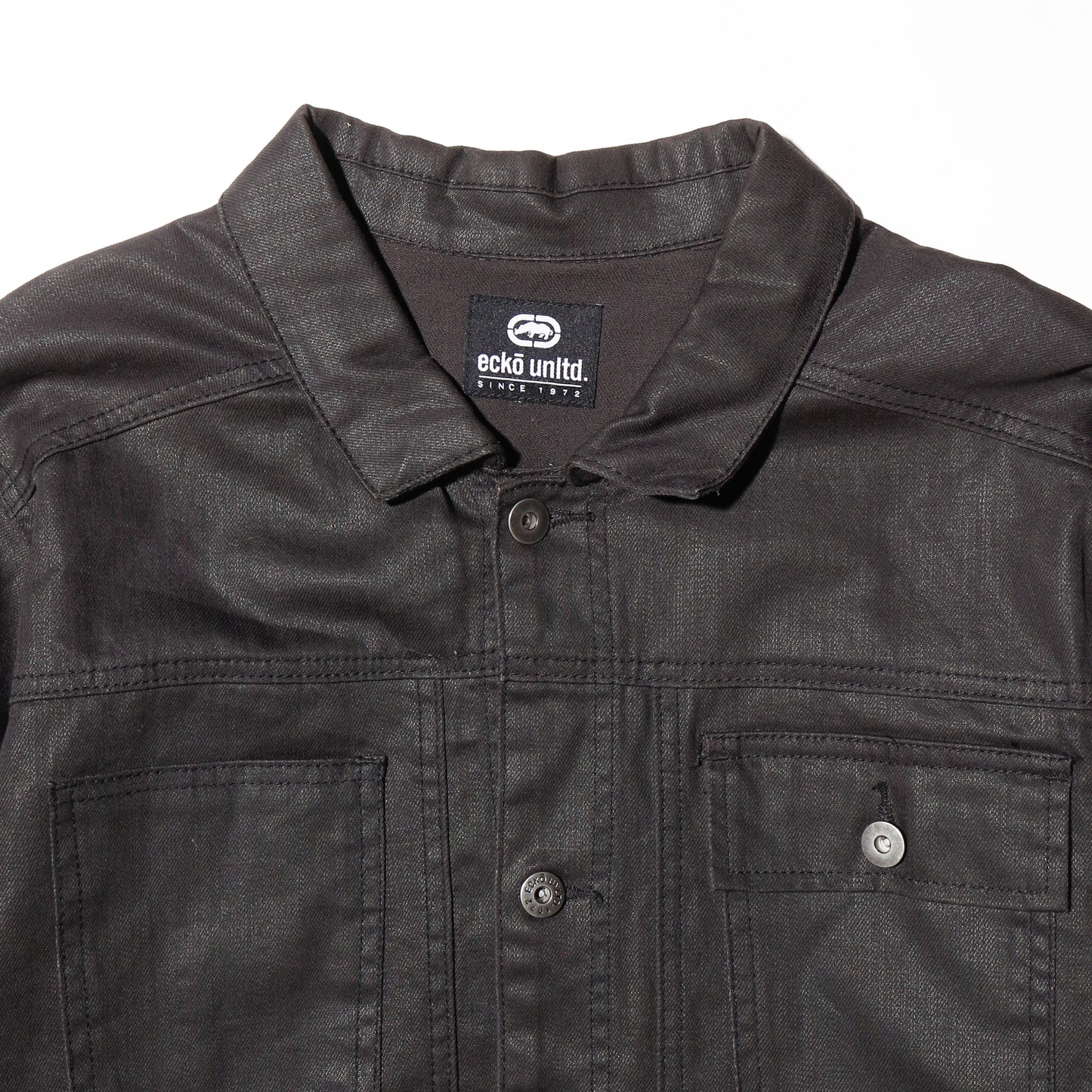 vintage ecko unltd. luster trucker jacket