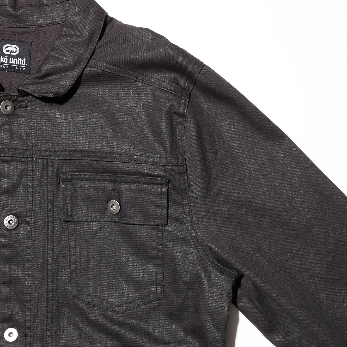 vintage ecko unltd. luster trucker jacket
