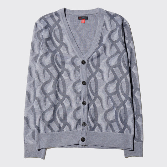 vintage airwalk tribal camo cardigan