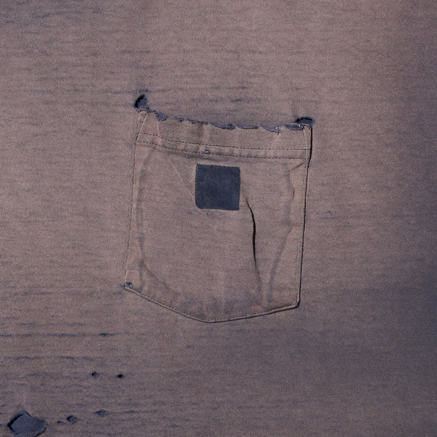 *one-off broken n/s hoodie, with copper badge