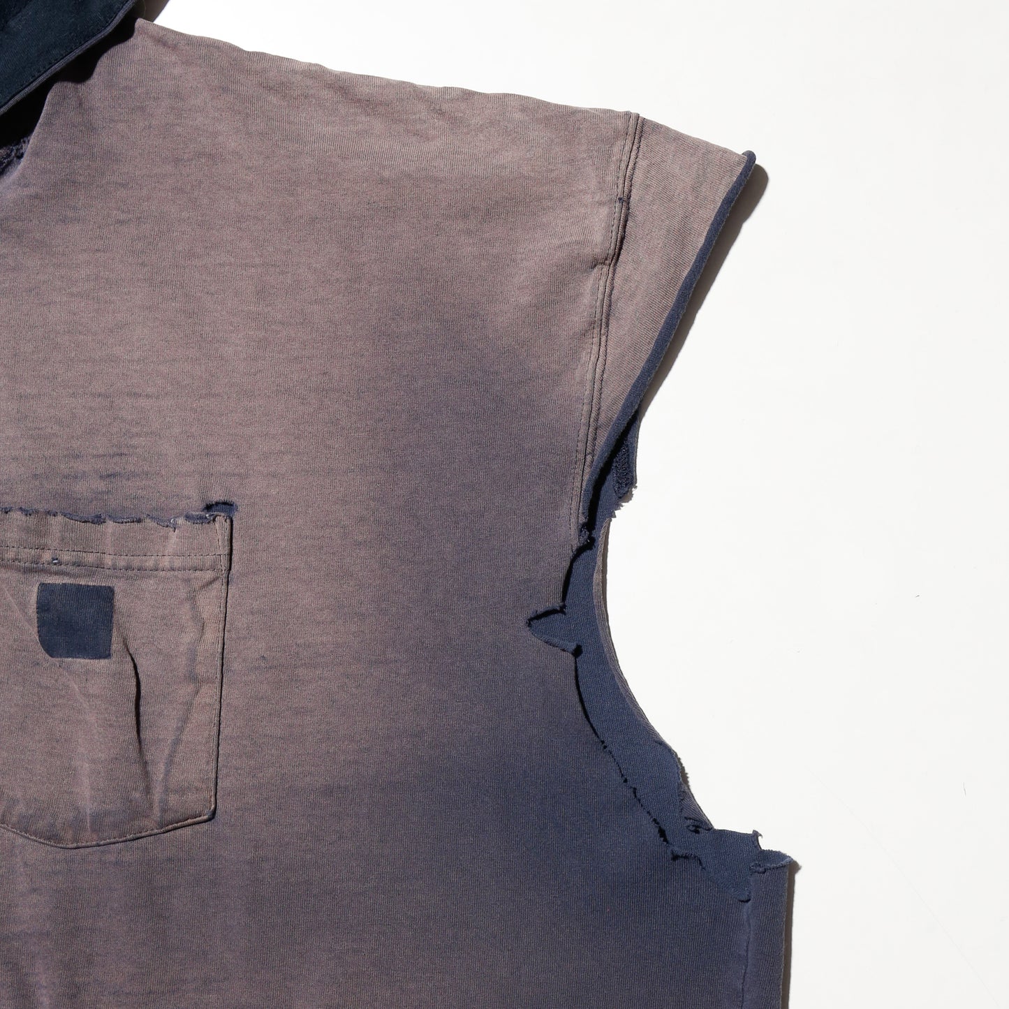 *one-off broken n/s hoodie, with copper badge