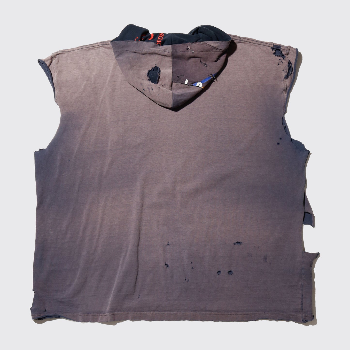 *one-off broken n/s hoodie, with copper badge