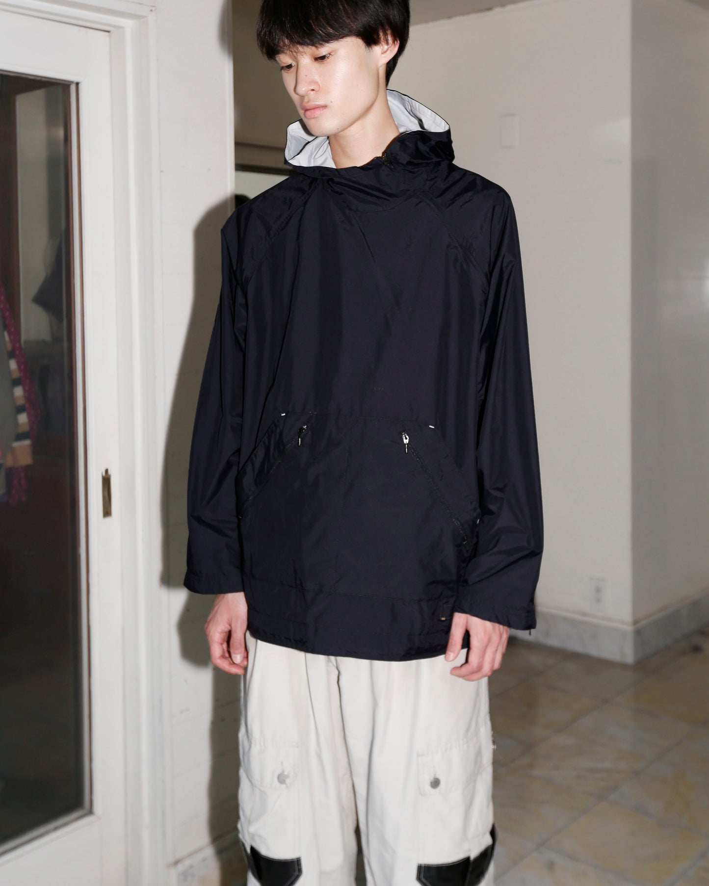 vintage 00's nike slanting zip anorak