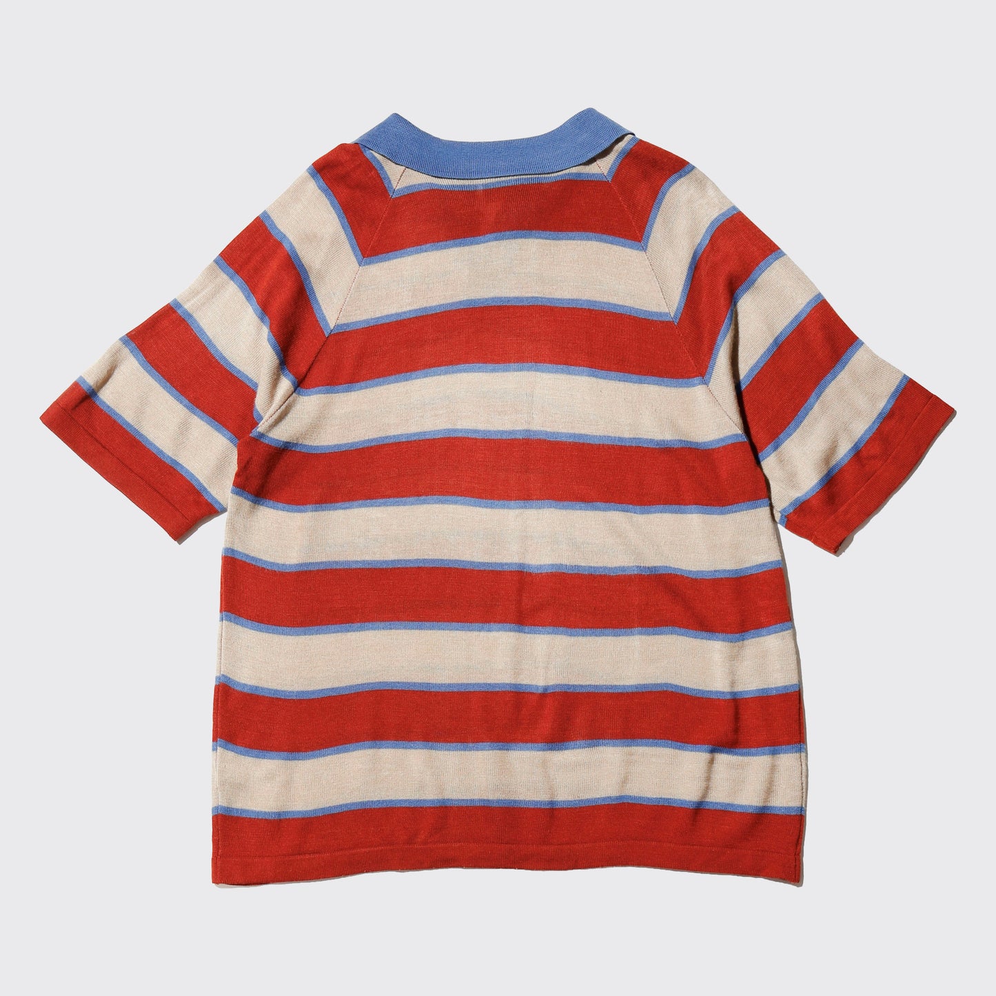 vintage border knit polo h/s