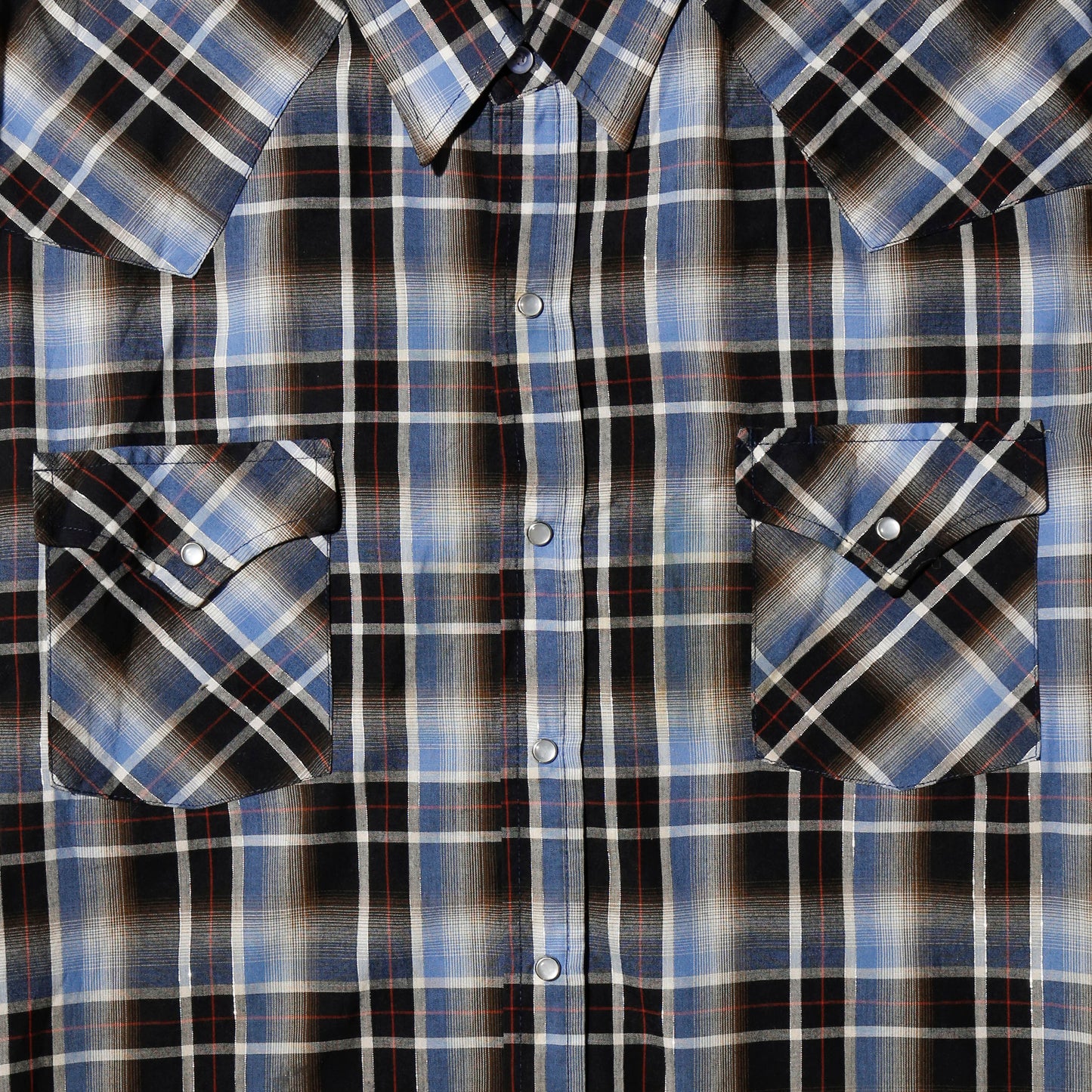 vintage ombre check shirt