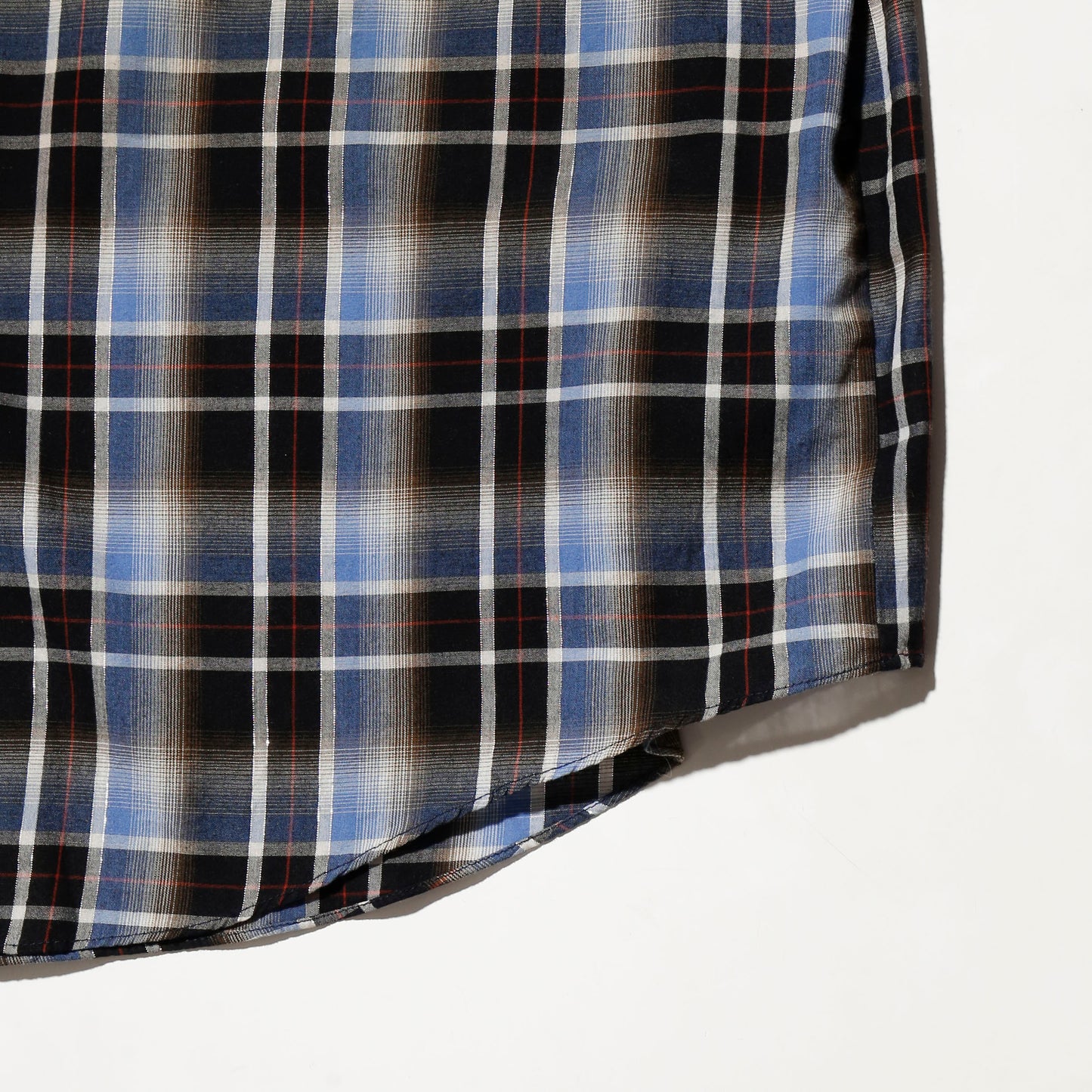 vintage ombre check shirt