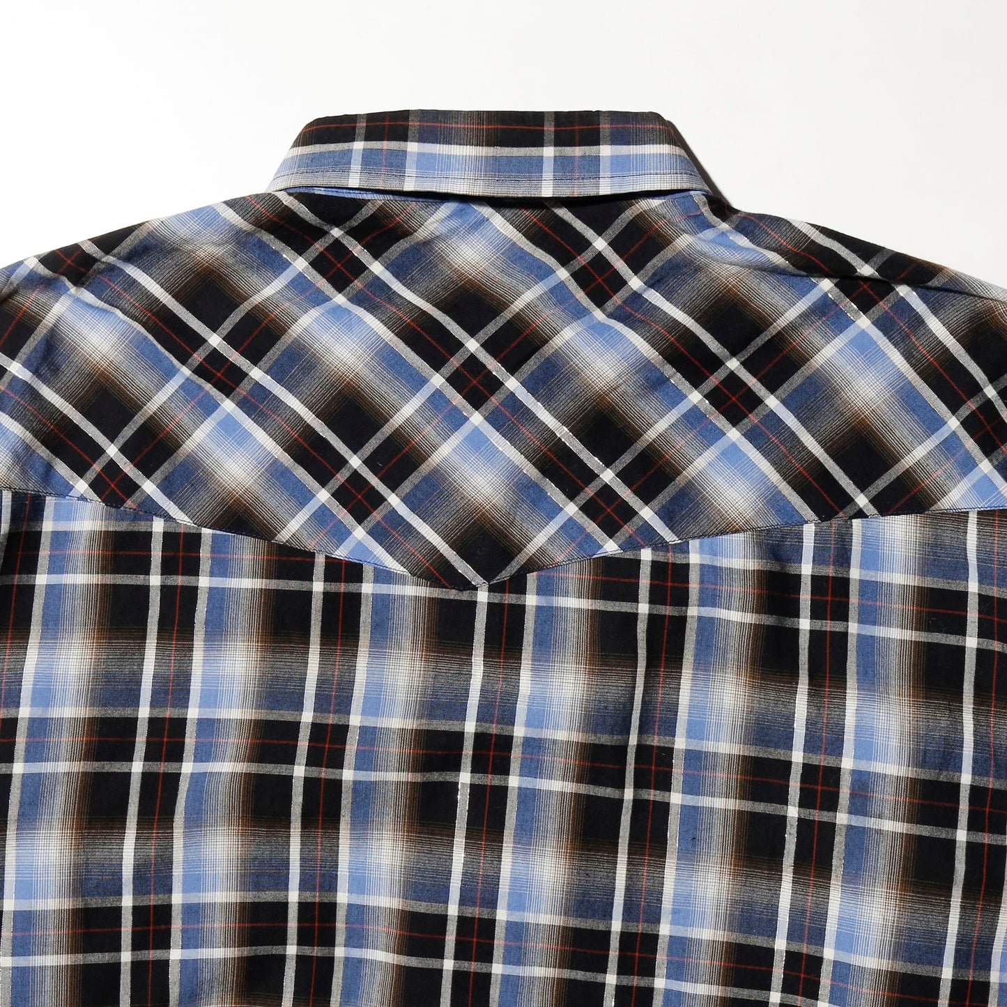 vintage ombre check shirt