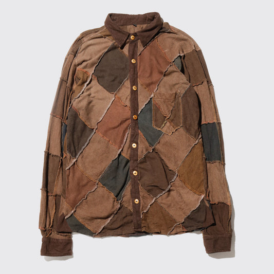 vintage patchwork dia shirt