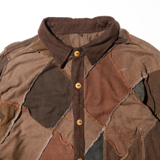 vintage patchwork dia shirt
