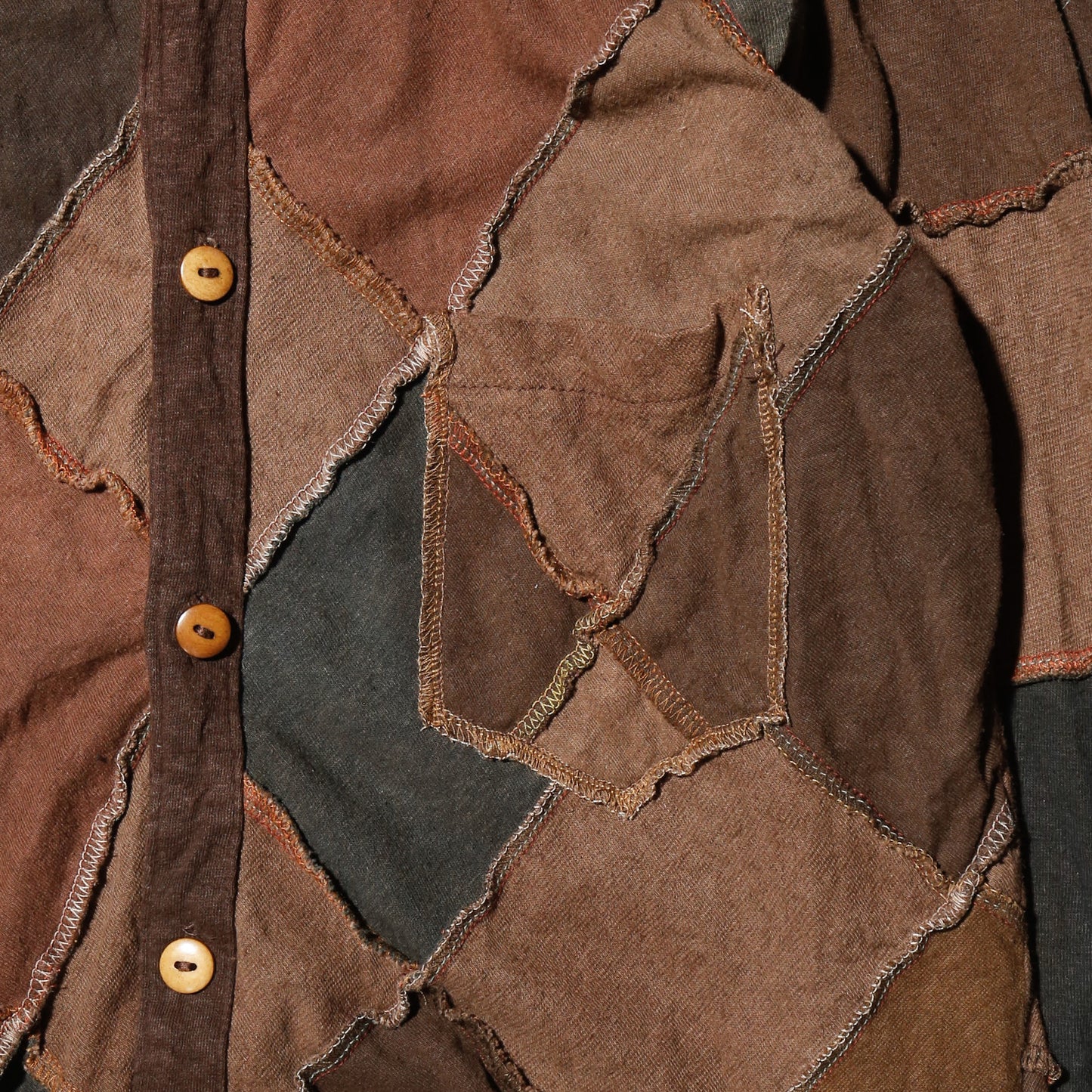 vintage patchwork dia shirt