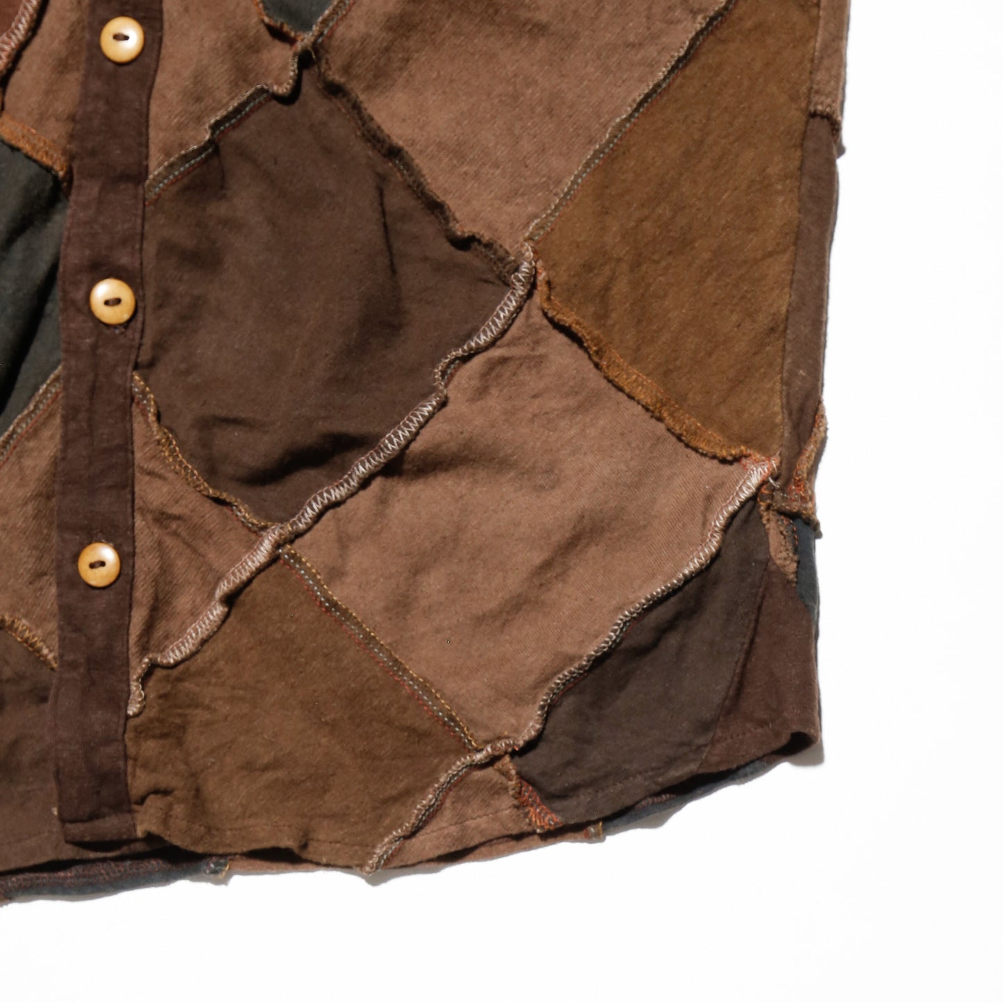 vintage patchwork dia shirt