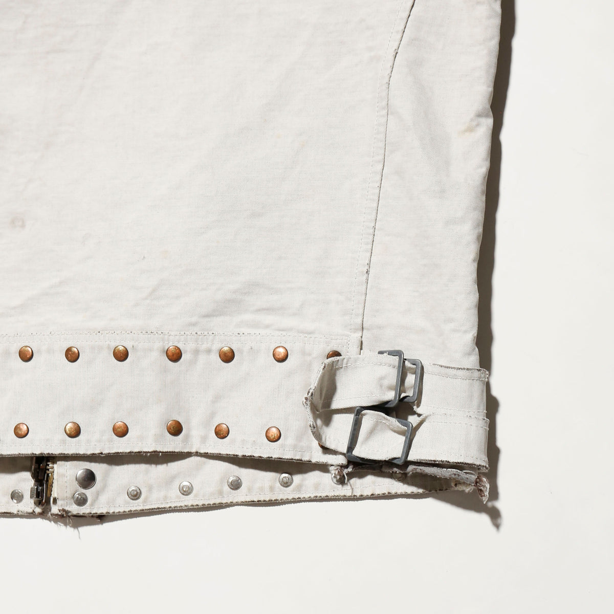 vintage von dutch studs waxed trucker jacket