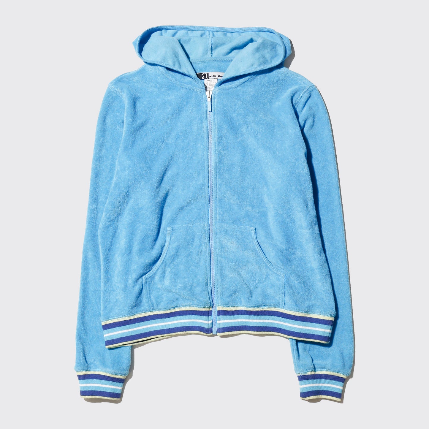 vintage aqua pile truck hoodie