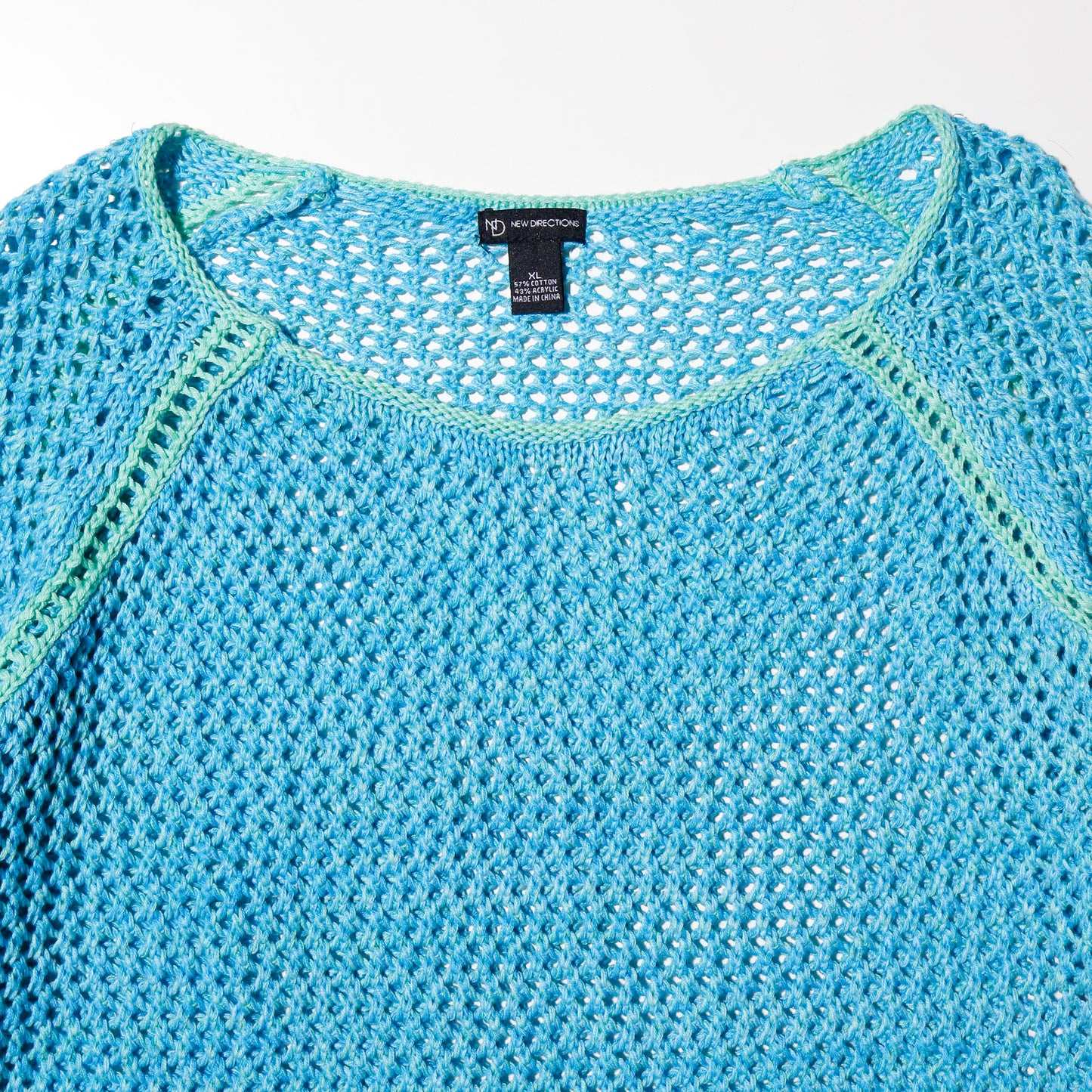 vintage fish net cut sew