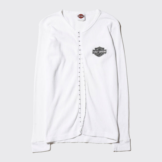 vintage harley-davidson hooked thermal l/s