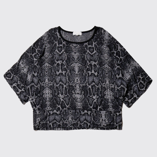 vintage cropped python cut sew
