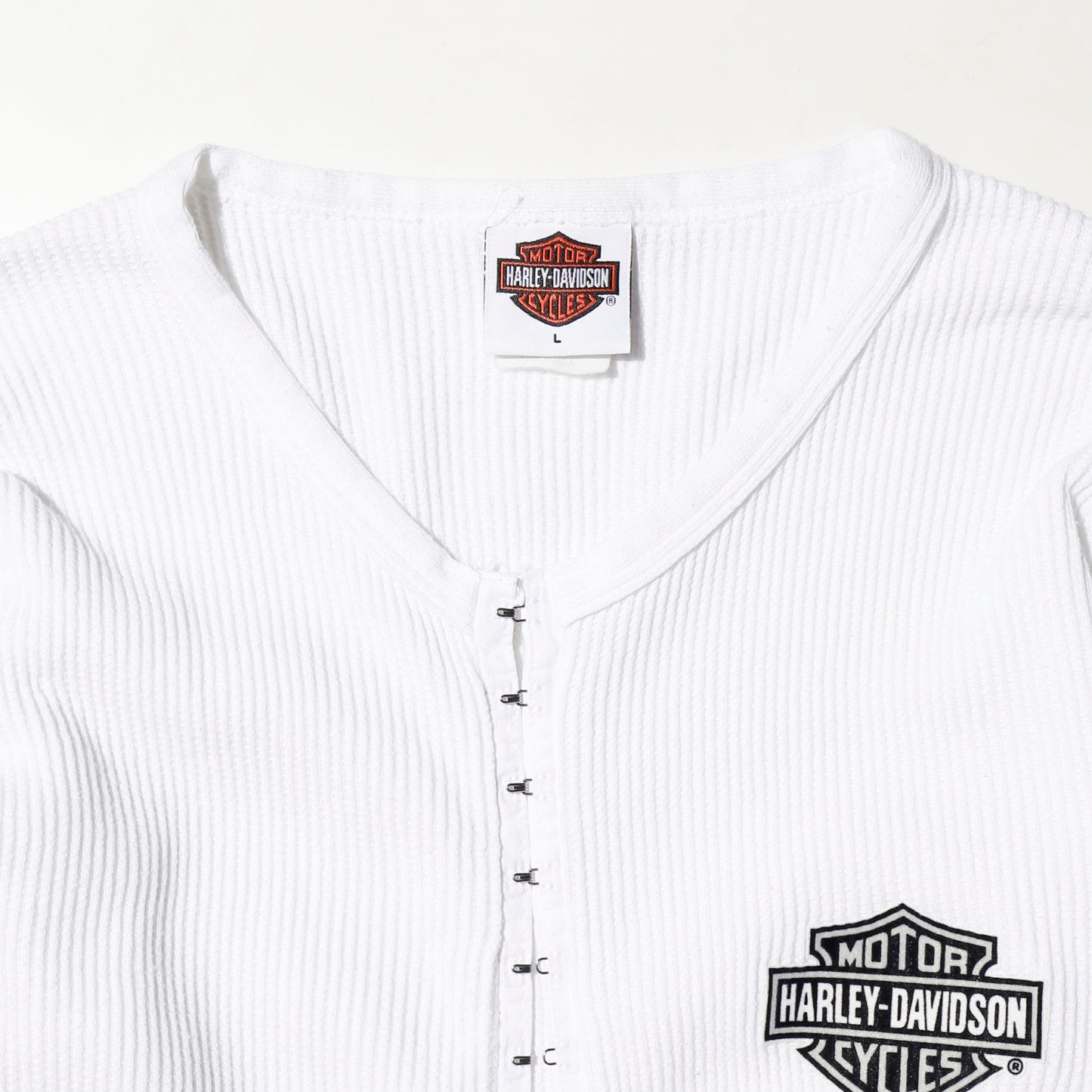 vintage harley-davidson hooked thermal l/s