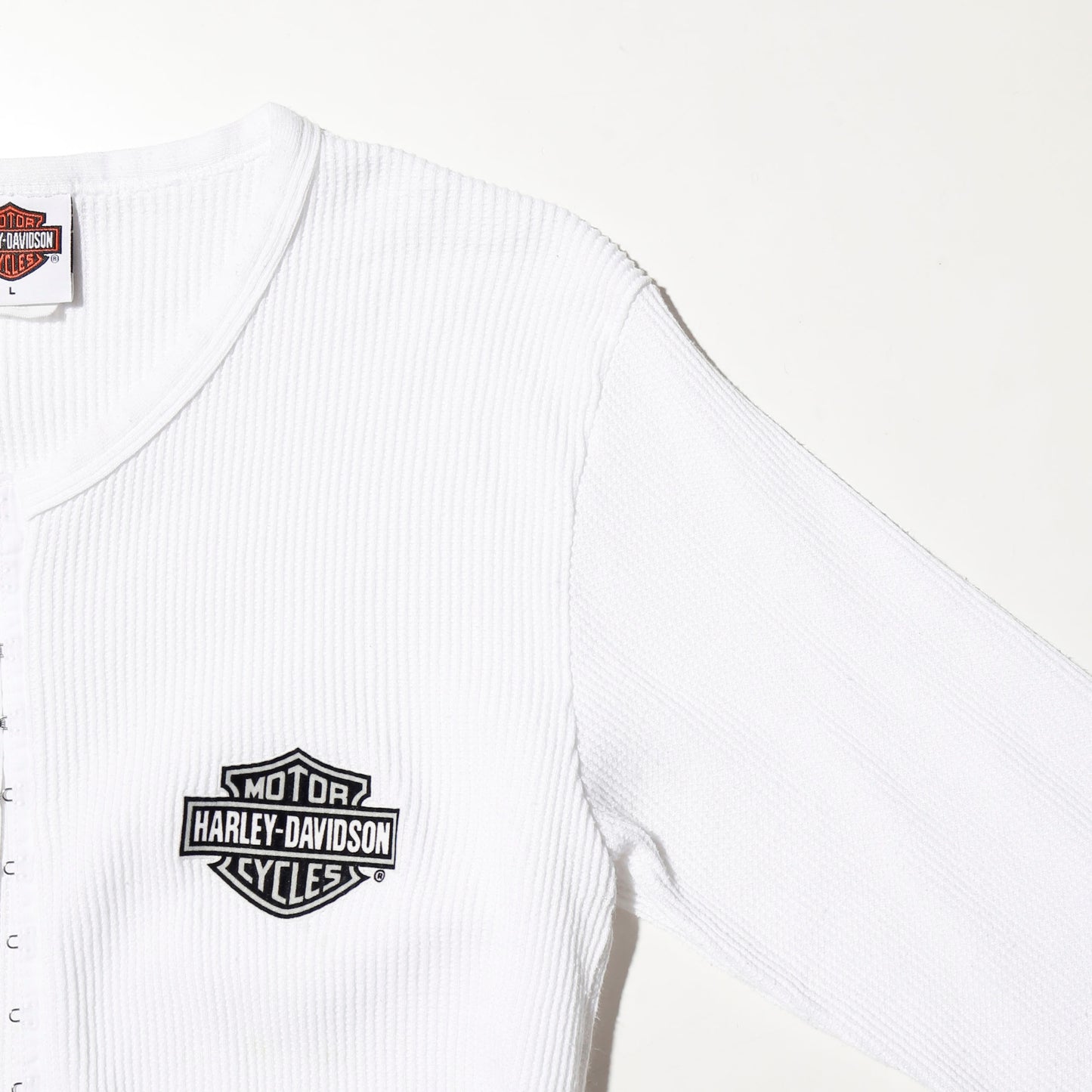 vintage harley-davidson hooked thermal l/s