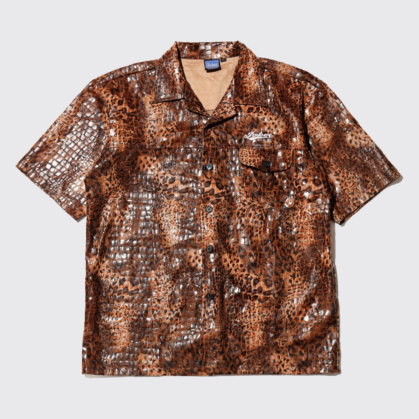 vintage joker enamel leopard h/s shirt