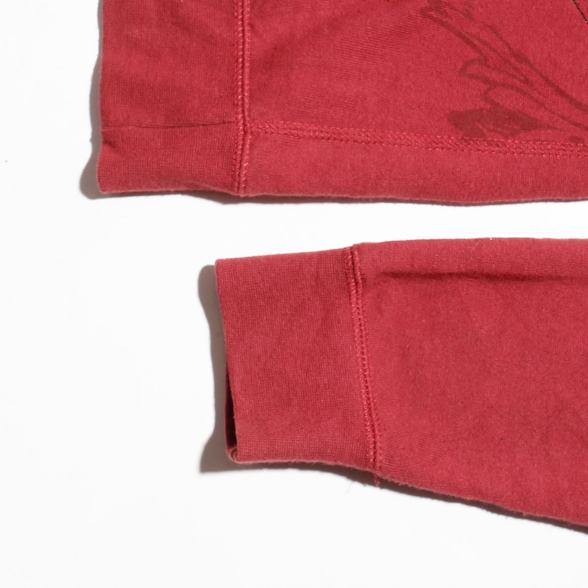 vintage hard rock cafe love/wing zip hoodie