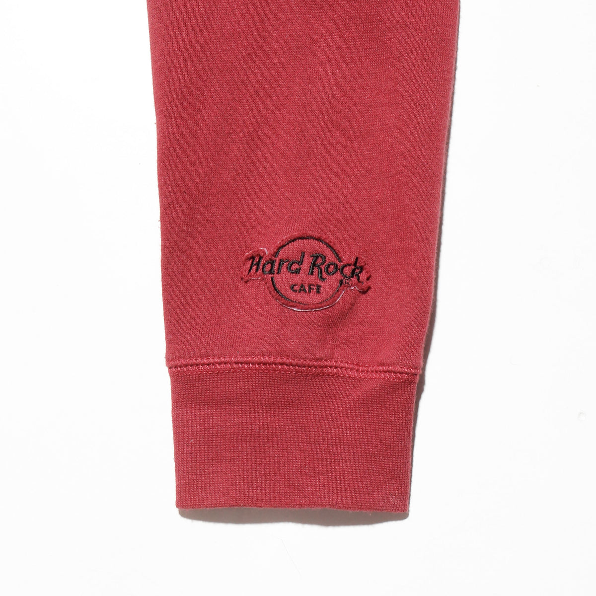 vintage hard rock cafe love/wing zip hoodie