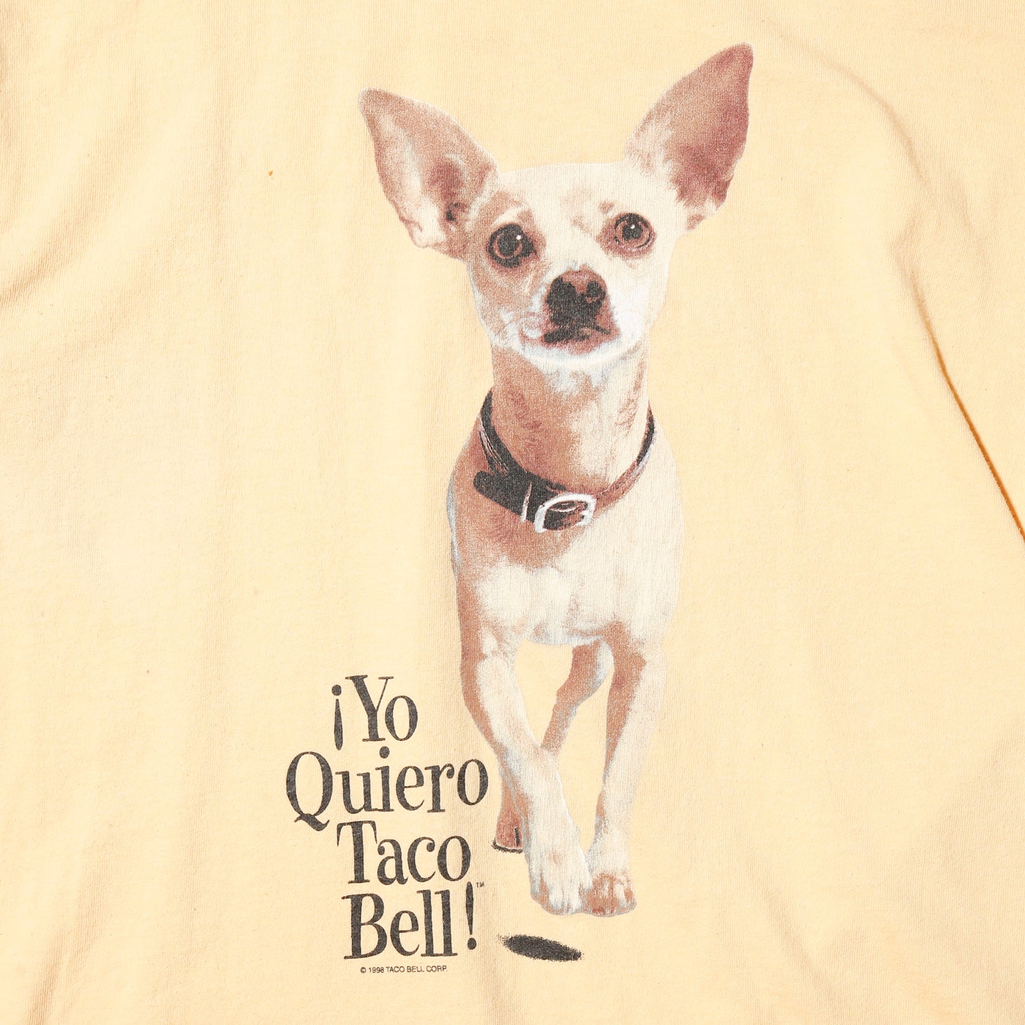 vintage 1998's Taco Bell chihuahua "Yo Quiero" t-shirt