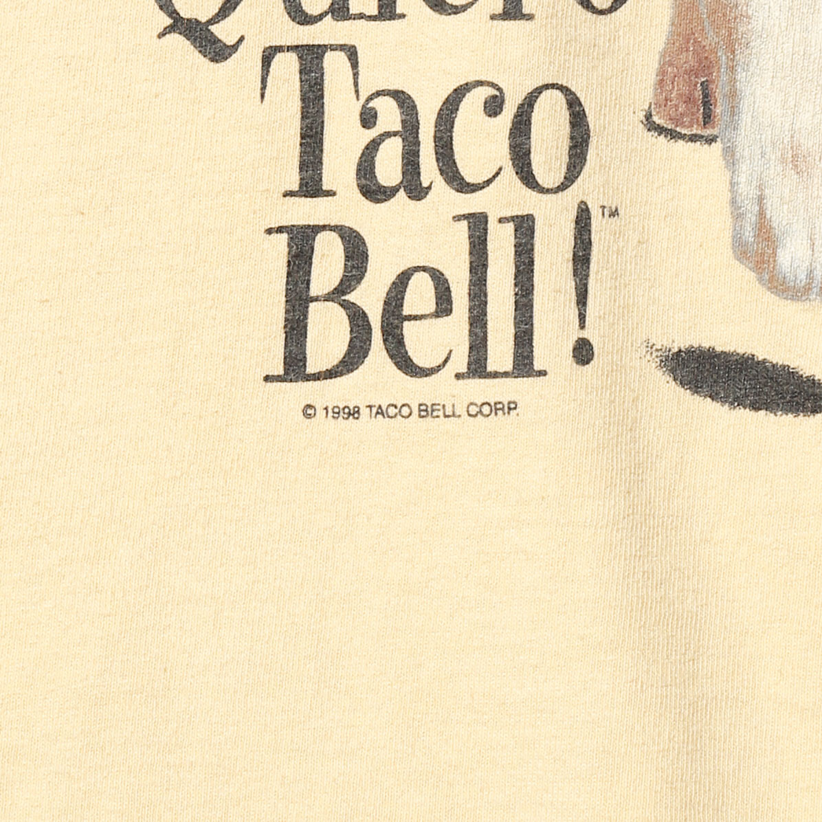 vintage 1998's Taco Bell chihuahua "Yo Quiero" t-shirt