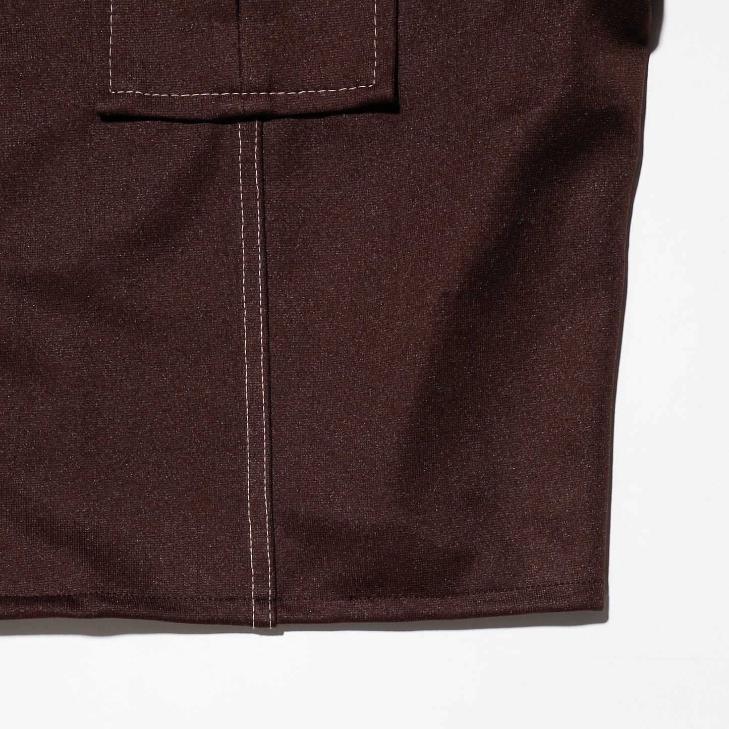 vintage 70's cropped poly trucker jacket