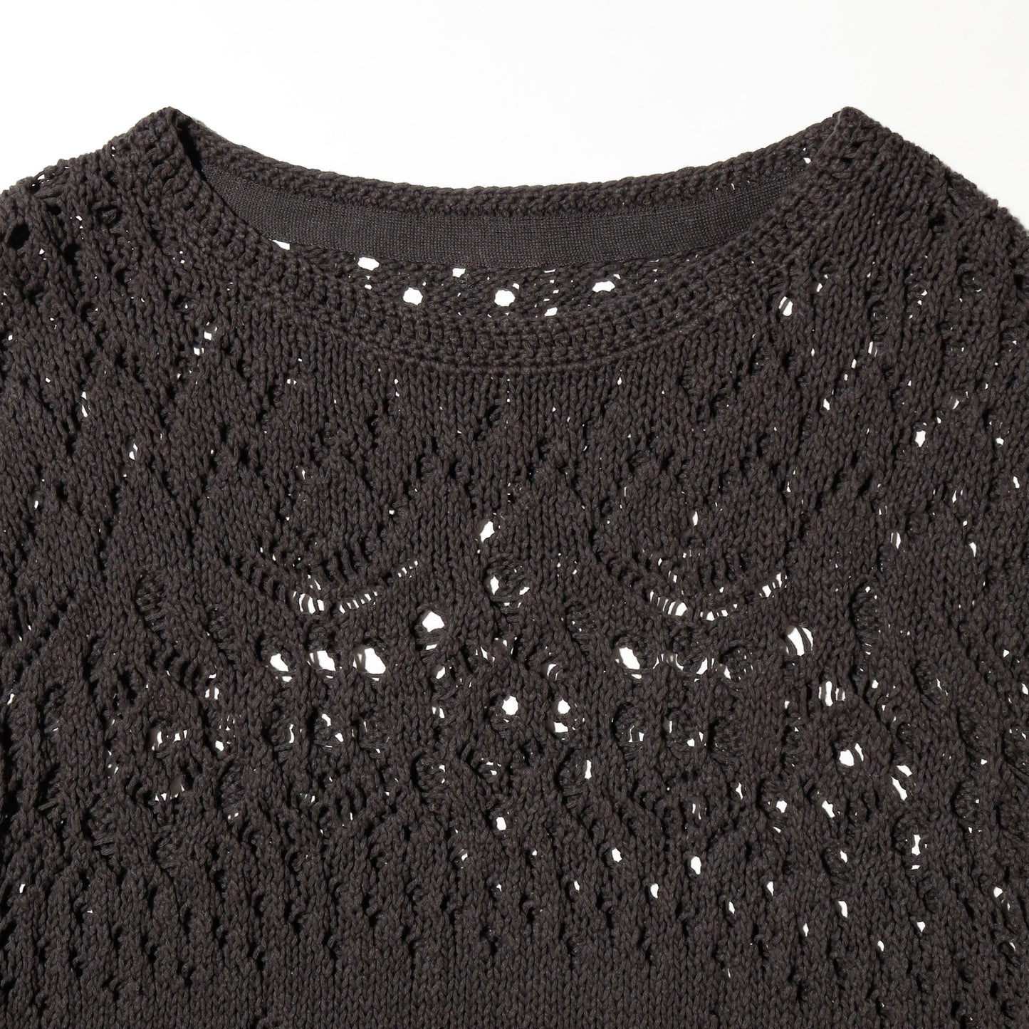 vintage crochet wide pullover