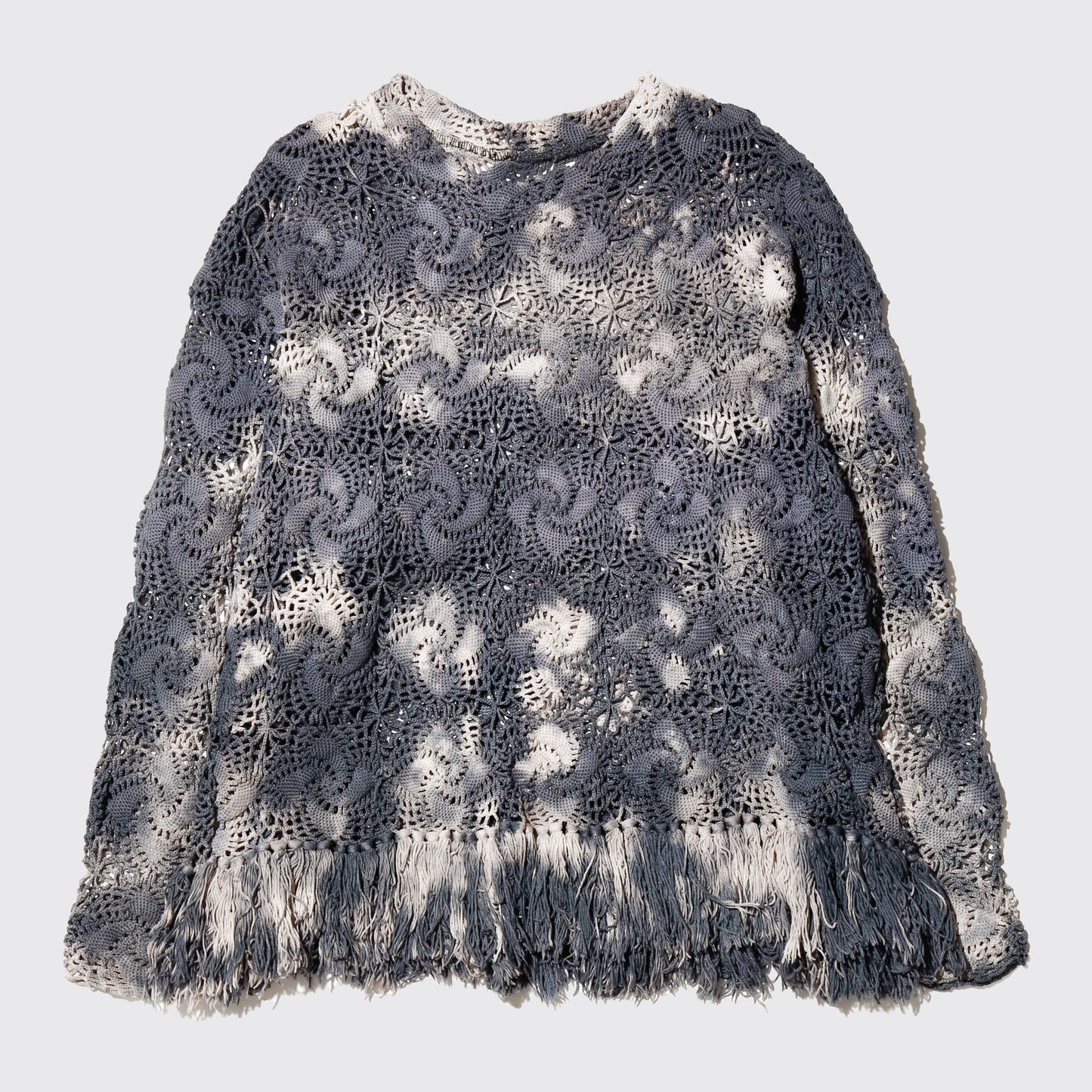 *one-off acid dye vintage lace up pullover