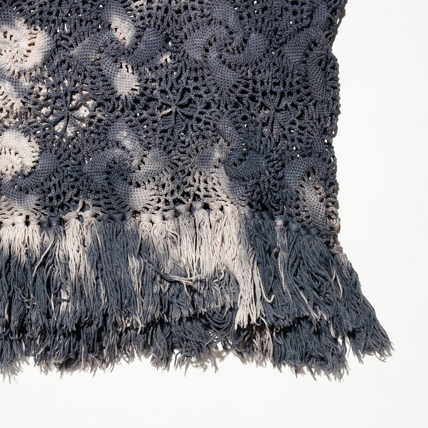 *one-off acid dye vintage lace up pullover