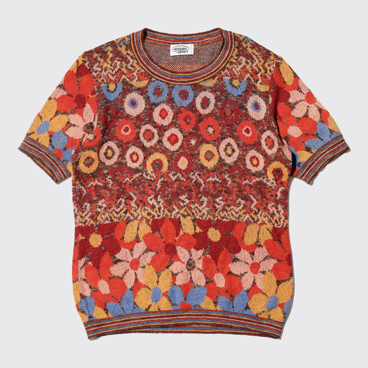 vintage 80's Missoni bohemian floral knit h/s