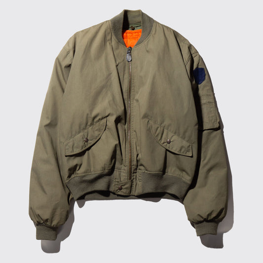 vintage euro bomber jacket , detachable liner