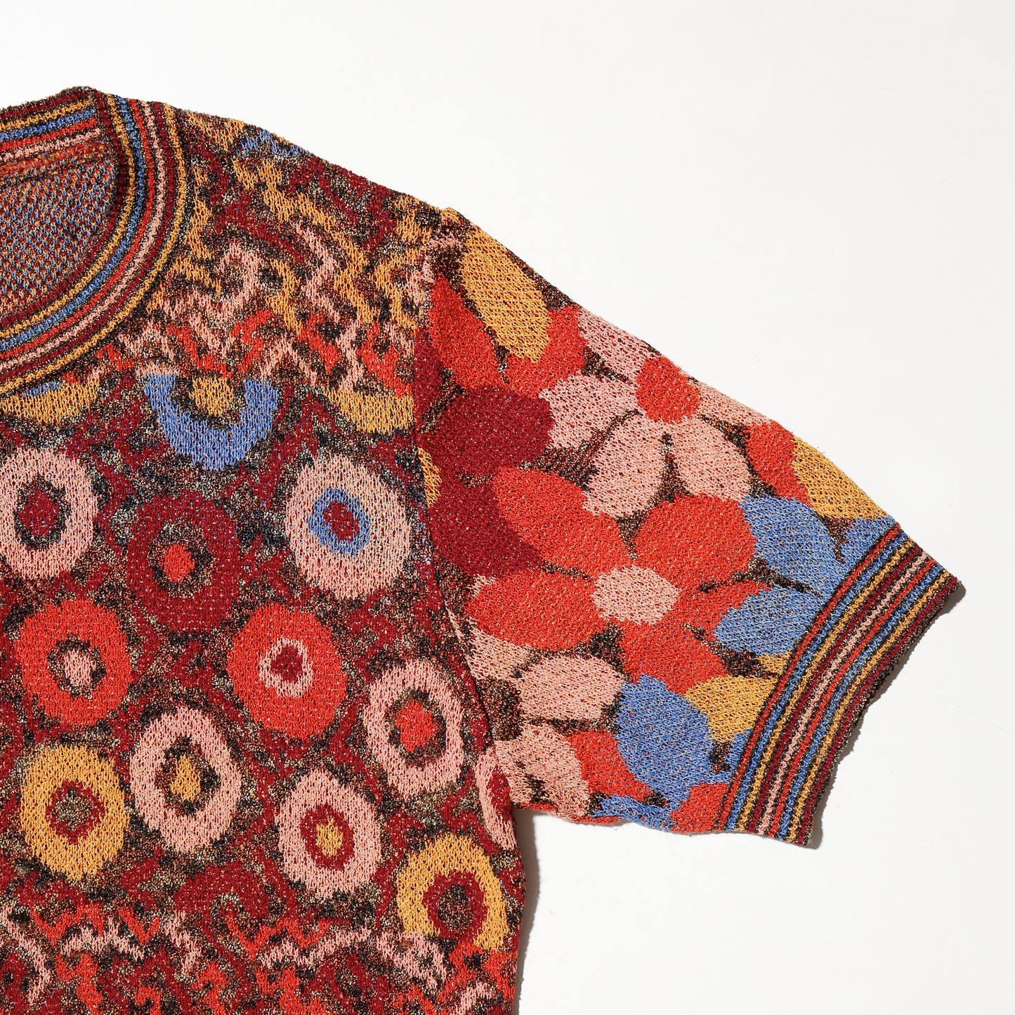 vintage 80's Missoni bohemian floral knit h/s