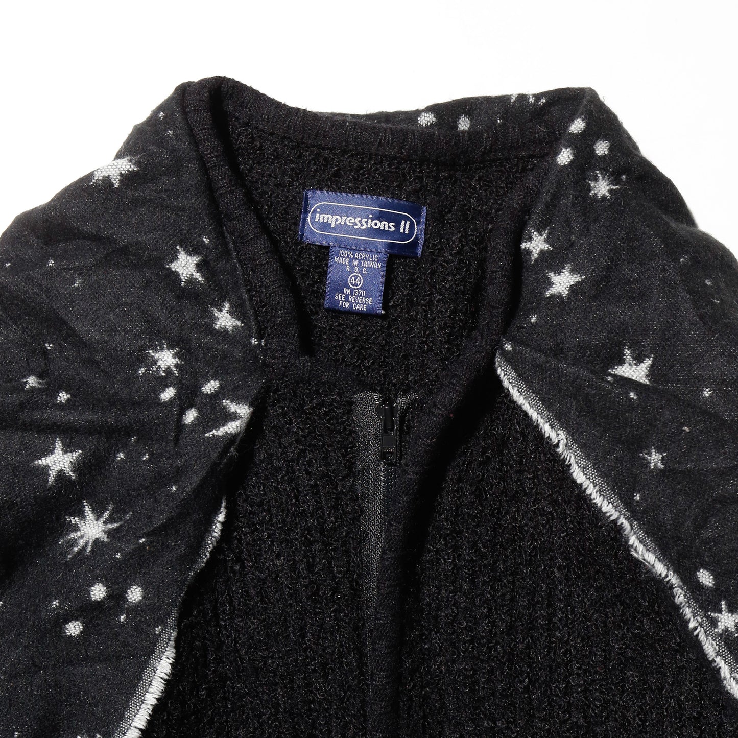 *one-off with muffler knit jacket