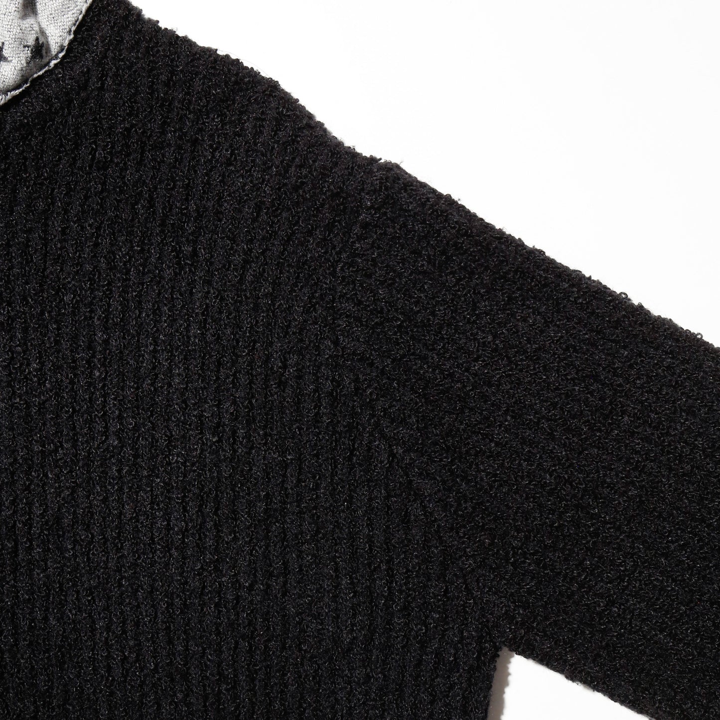 *one-off with muffler knit jacket