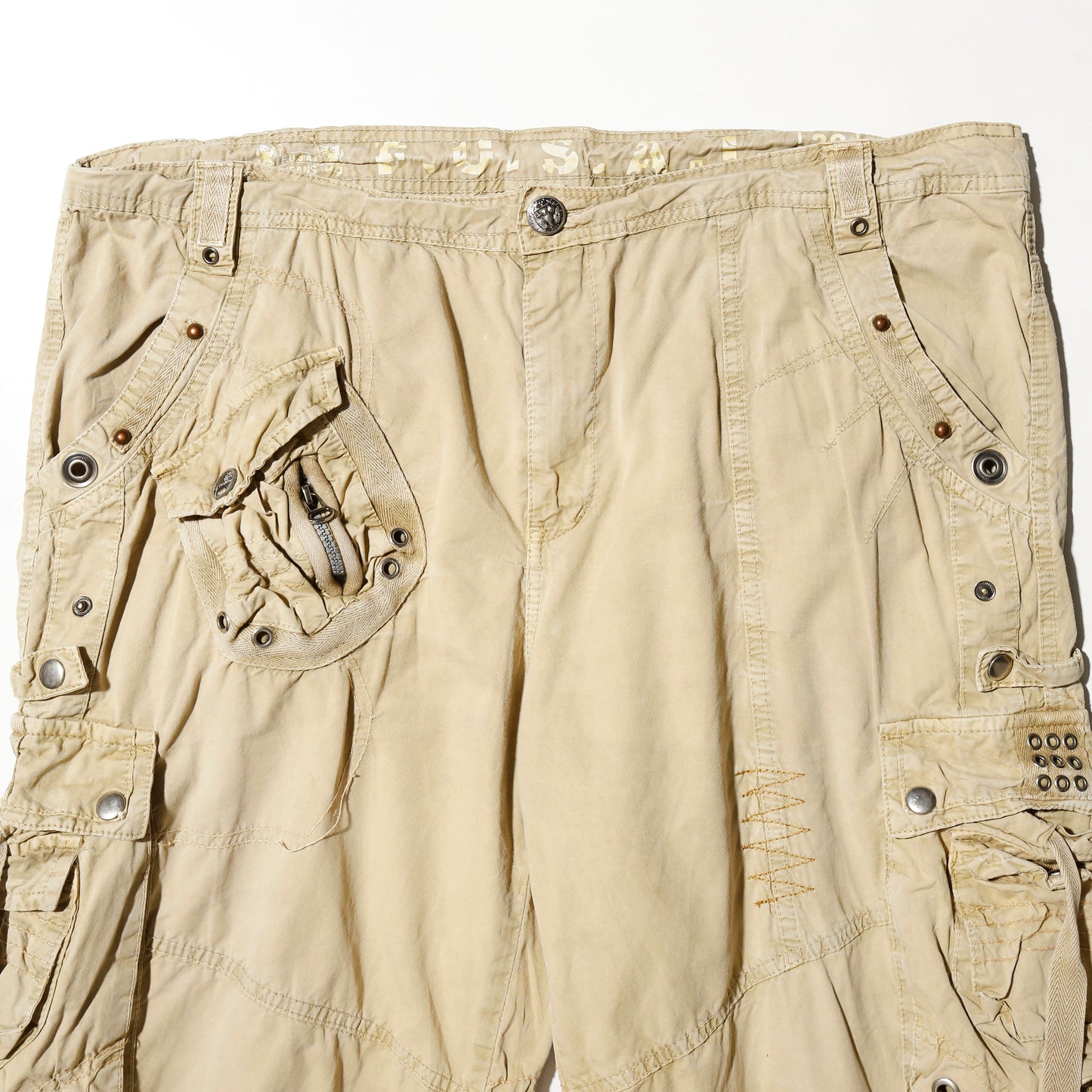 vintage utility cargo shorts