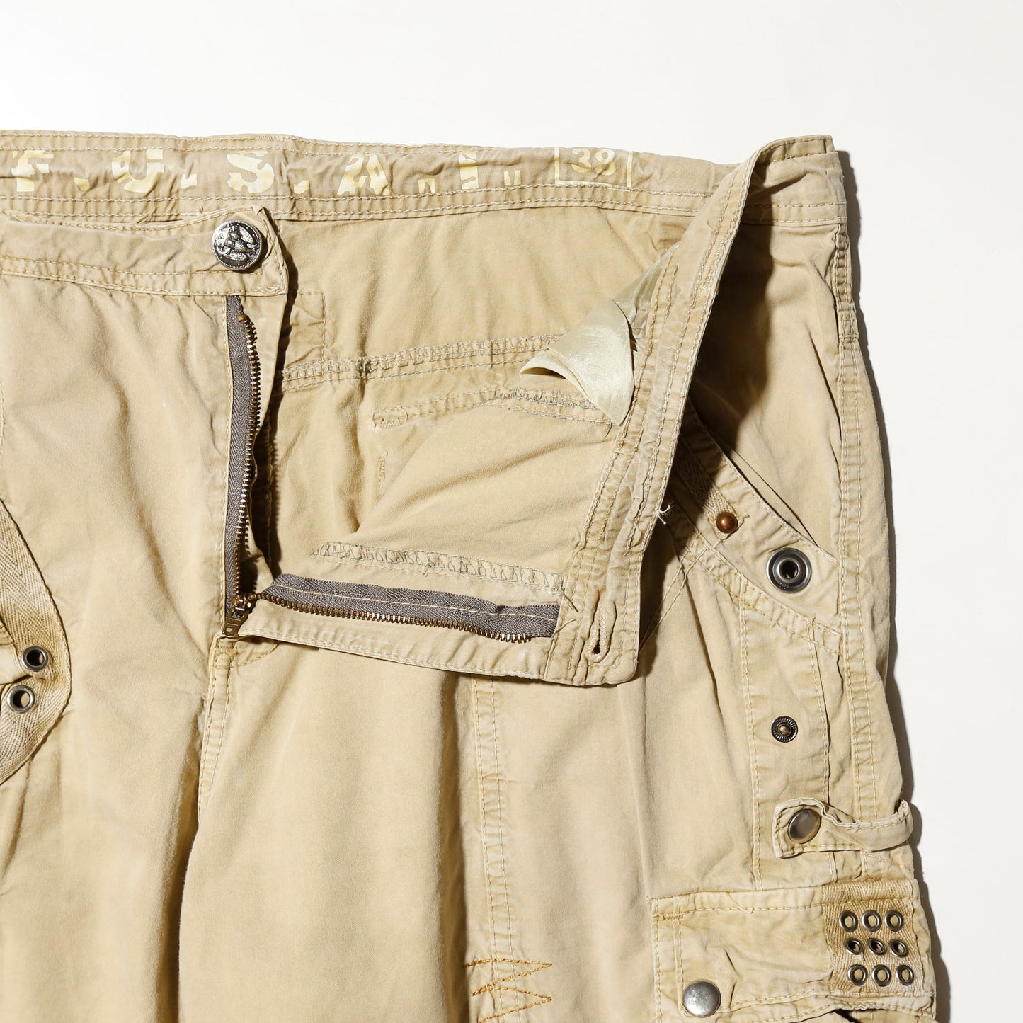 vintage utility cargo shorts