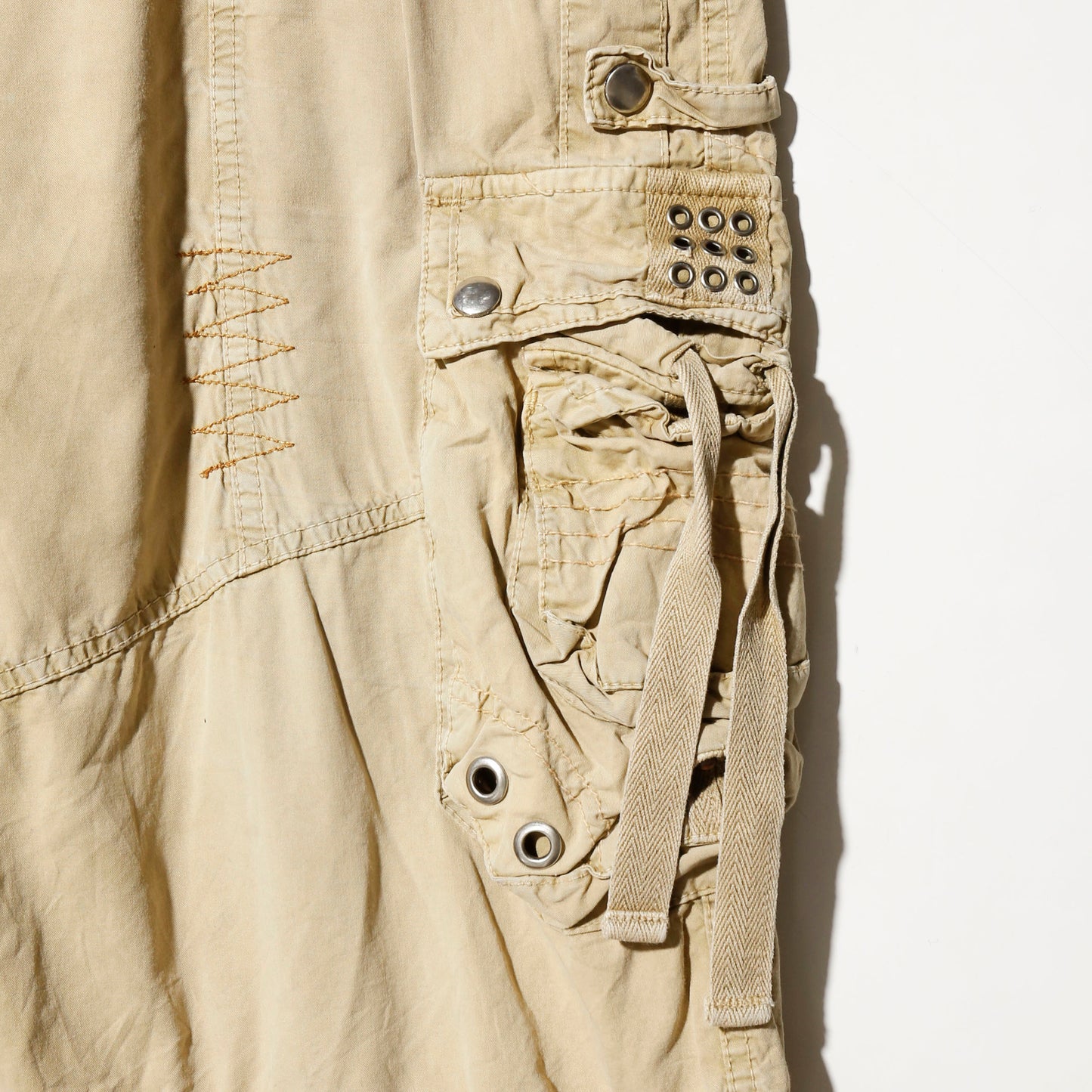 vintage utility cargo shorts
