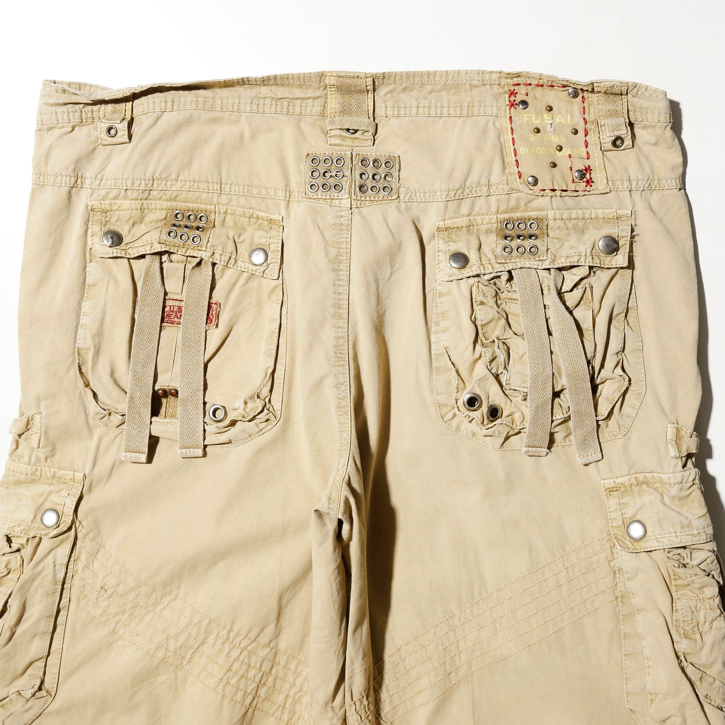 vintage utility cargo shorts
