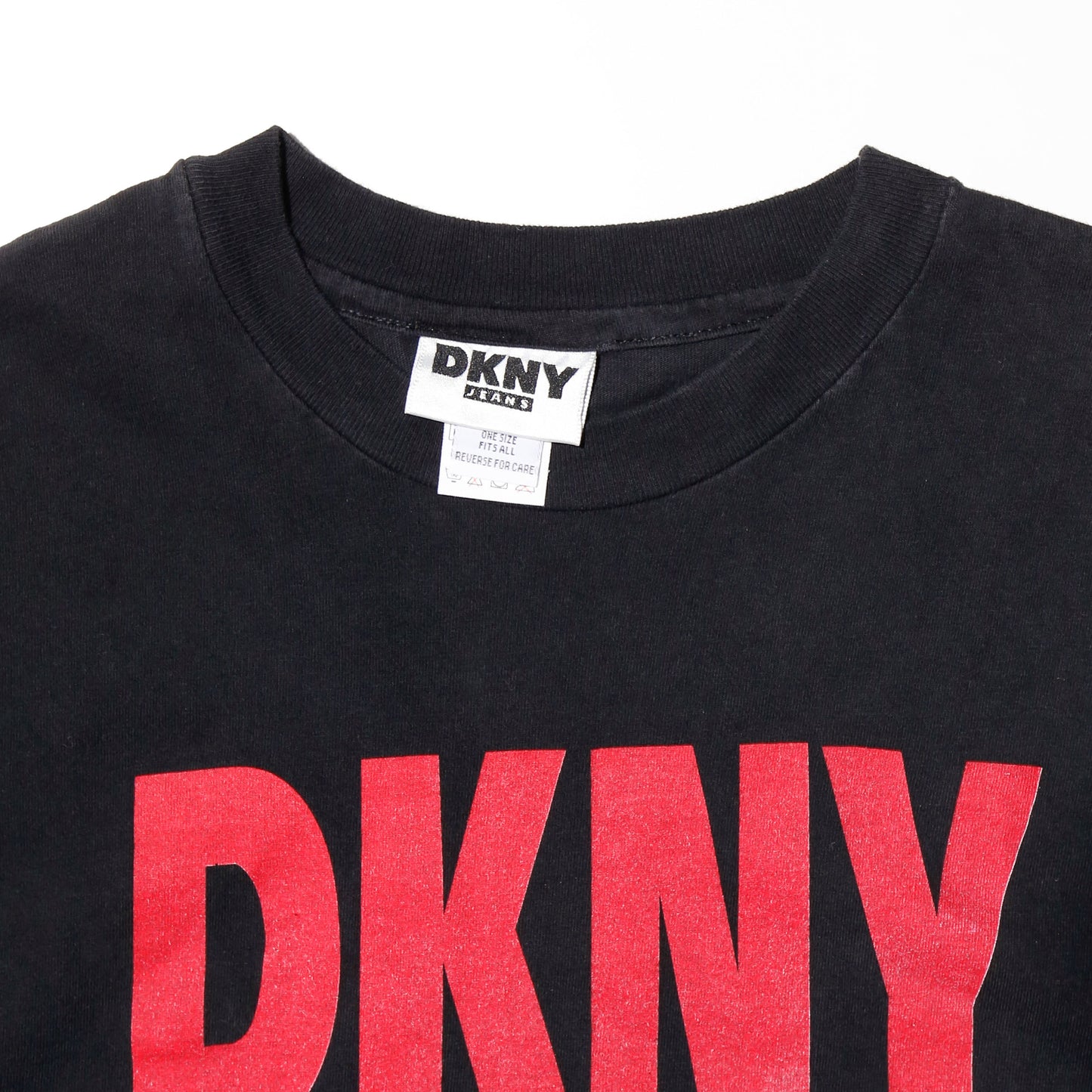 vintage 90's DKNY sex Instruction label t-shirt