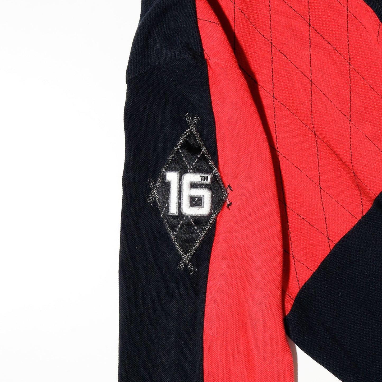 vintage 00's adidas paneled rugger shirt