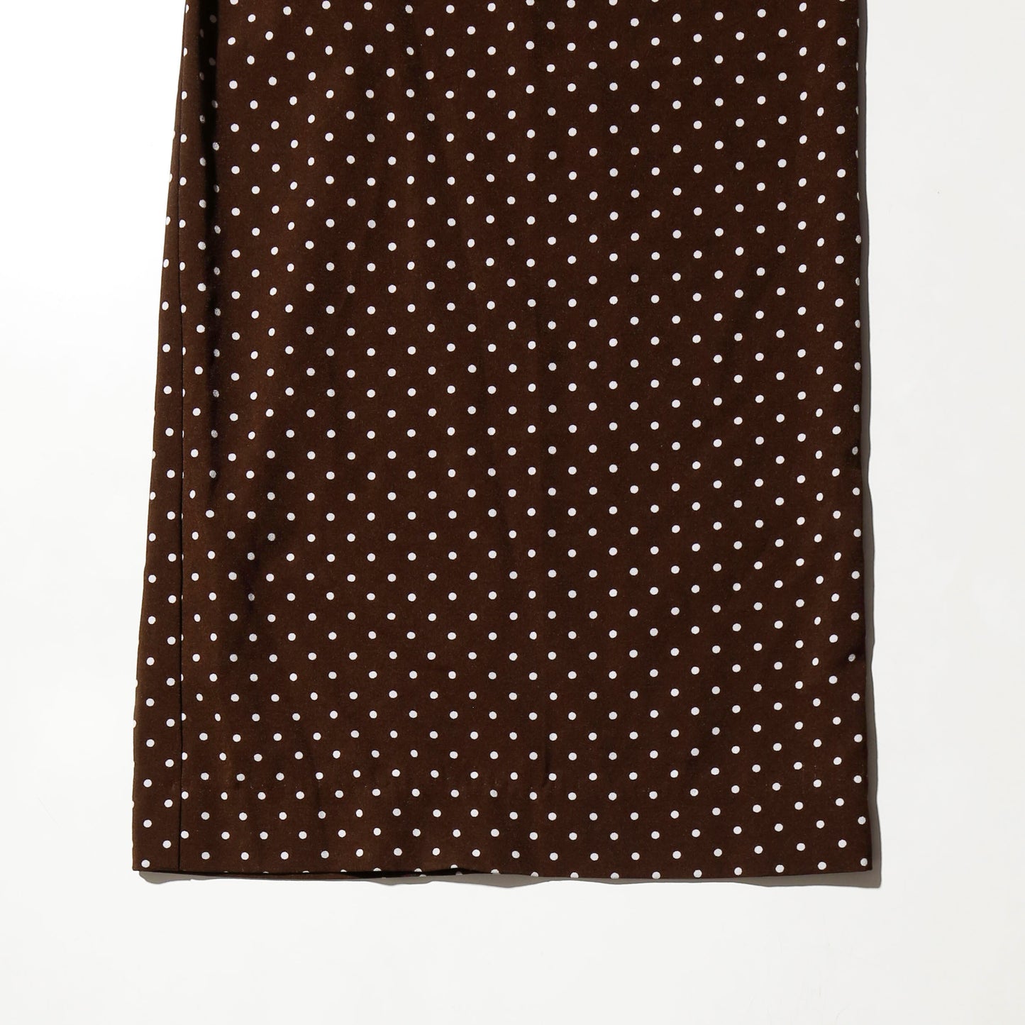 vintage belted dots wide trousers
