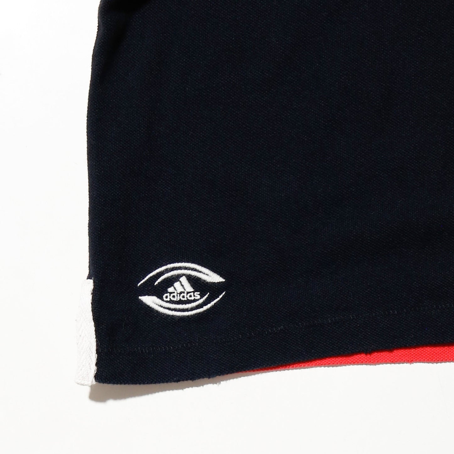 vintage 00's adidas paneled rugger shirt