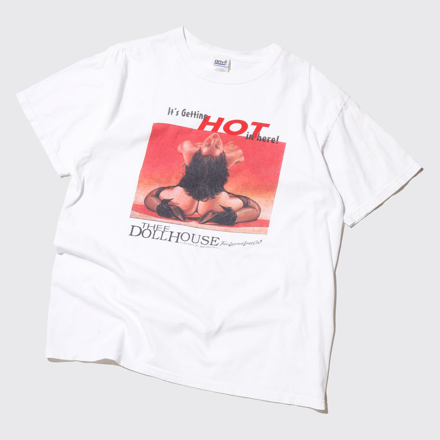 vintage 90-00's thee dollhouse strip club t-shirt