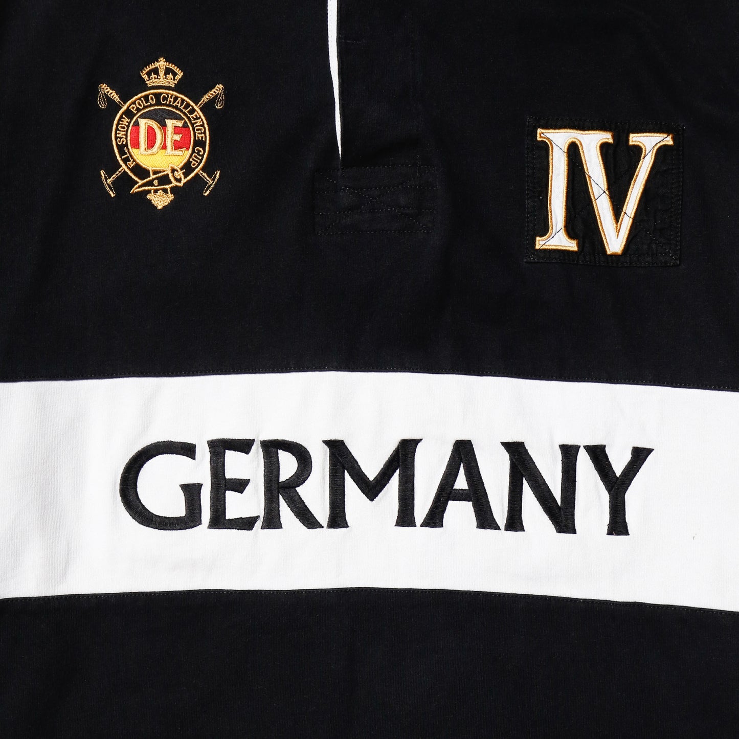 vintage 00's polo ralph lauren germany emblem rugger shirt
