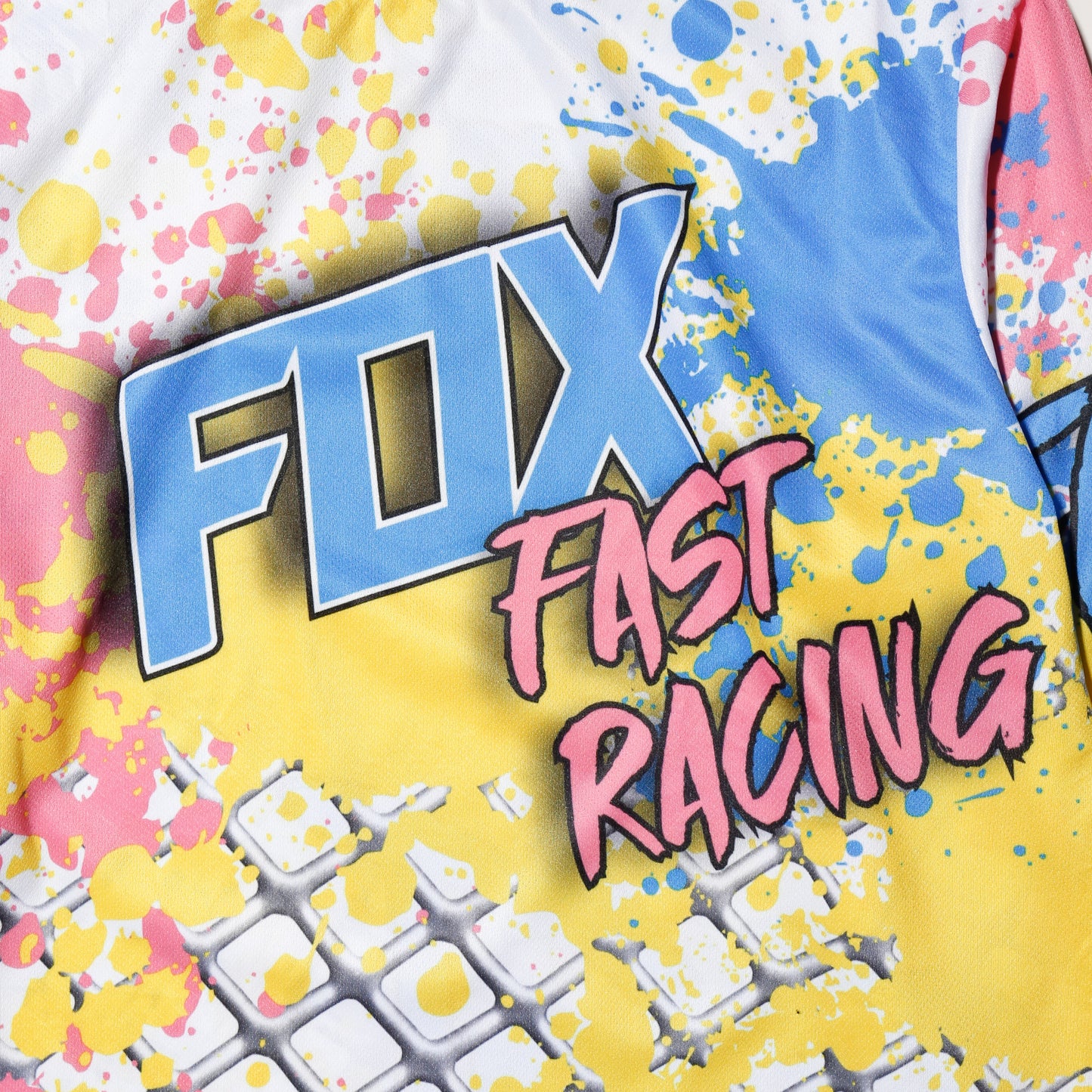 vintage fox racing splashed motocross l/s
